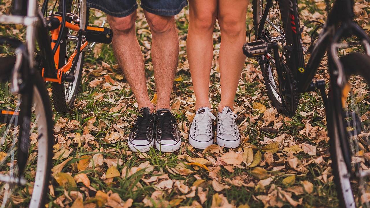 Cycling in the Autumn in Loughborough